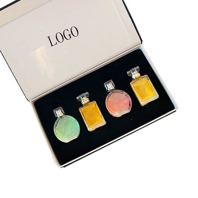 Riciclabile Custom Piccolo lotto Forma libro profumo bottiglia di vetro Cosmetici pacchetti regalo