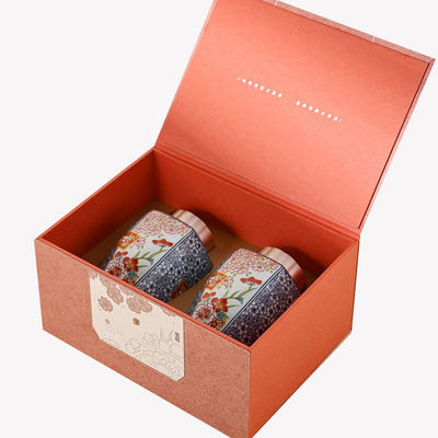 Set regalo per tè confezionamento tazza di caffè candela profumata miele scatola regalo magnetica