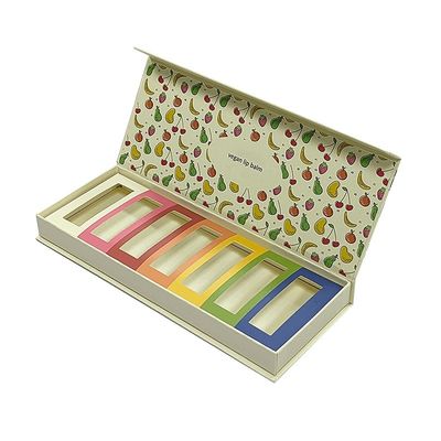 Scatole di carta a chiusura magnetica ecologica per imballaggi personalizzati con spazzole per trucco