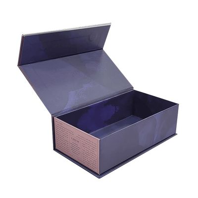CMYK/PANTONE Stampa di lusso Matte Magnetico Flip Packaging Paper Box per cosmetici