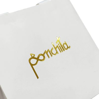 Indumenti di lusso Borse da shopping in carta Borse regalo bianche con maniglie a nastro