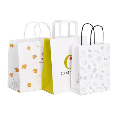 Ordine personalizzato accettabile Logo di lusso Borsa da shopping stampata per un bel regalo di vacanza