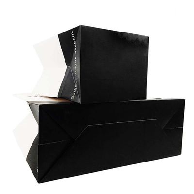 OEM Disegni personalizzati Luxury Matte Gift Shopping Paper Bag Con Logo Per Abbigliamento Scarpe
