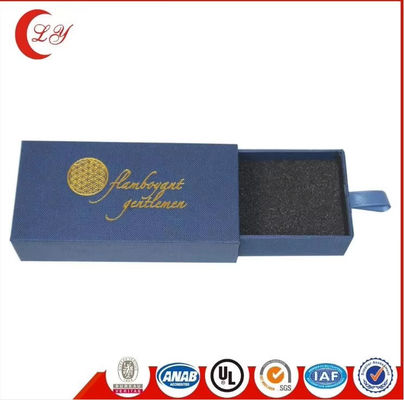 Luxury Custom Logo Piccolo cassetto cartone gioielli confezionamento cassetto cassetto carta scorrevole per regalo collana