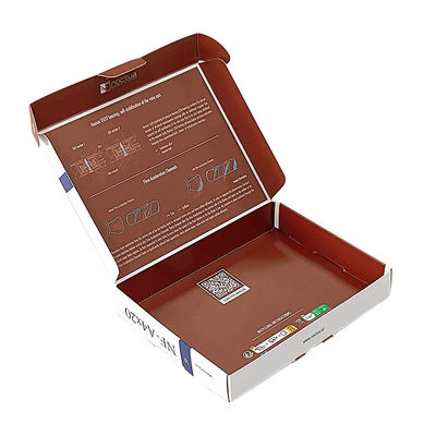 Certificato Custom Small Batch Hard Three Layer Corrugated Mailer Box Scatola di spedizione per biancheria intima Abbigliamento Abbigliamento confezionamento