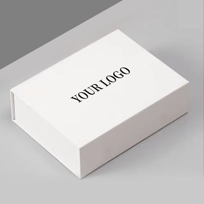 Scatola di carta pieghevole su misura con taglio a stampo superiore serratura automatica scatola di carta a display inferiore scatola di imballaggio finale pieghevole inverso bianco