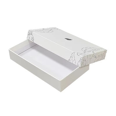Logo personalizzato Confezione regalo in cartone a due pezzi con coperchio e base Confezione rigida rimovibile a due pezzi per portafogli e borse da mano