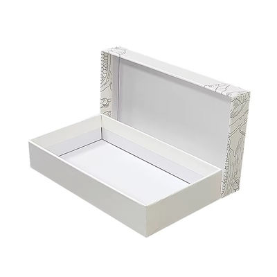 Logo personalizzato Confezione regalo in cartone a due pezzi con coperchio e base Confezione rigida rimovibile a due pezzi per portafogli e borse da mano
