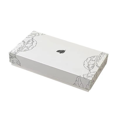 Logo personalizzato Confezione regalo in cartone a due pezzi con coperchio e base Confezione rigida rimovibile a due pezzi per portafogli e borse da mano