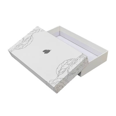 Logo personalizzato Confezione regalo in cartone a due pezzi con coperchio e base Confezione rigida rimovibile a due pezzi per portafogli e borse da mano