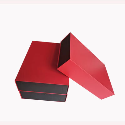 Luxury Custom Magnetic Book Shape Gift Box Carta dura Flip Cover Chiusura magnetica Cartone Cartone Per Crema E Gioielli