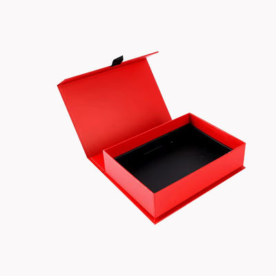 Luxury Custom Magnetic Book Shape Gift Box Carta dura Flip Cover Chiusura magnetica Cartone Cartone Per Crema E Gioielli