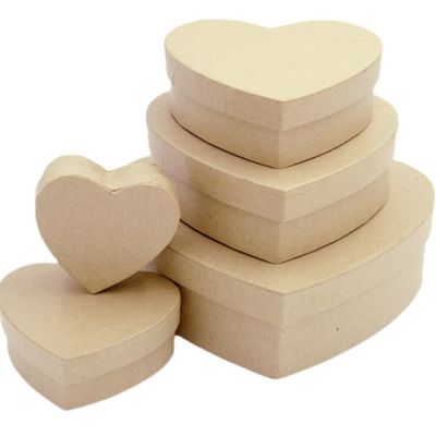 Scatole regalo a forma di cuore personalizzate Scatole rigide per imballaggi di gioielli e fiori a base di cioccolato