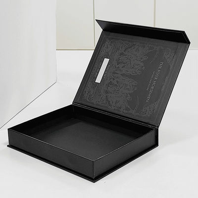 Luogo di lusso stampa personalizzata imballaggio con chiusura magnetica scatola regalo falso libro in forma di imballaggio ring box