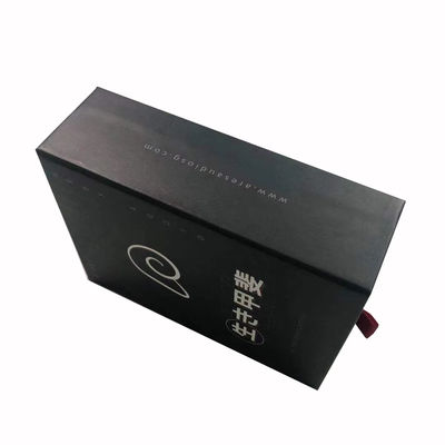 Customizzare cassetto carta scorrevole confezionamento confezione regalo scatola nero con inserto EVA