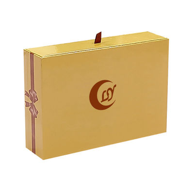 Scatola di carta regalo a slitta personalizzata con stampa a colori per set di regali