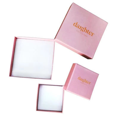 Confezione per gioielli personalizzati con collare, anello, orecchino, braccialetto, scatola regalo con logo