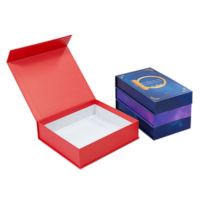 Imballaggio regalo di lusso personalizzato Scatola di carta rigida magnetica personalizzata con battuto magnetico