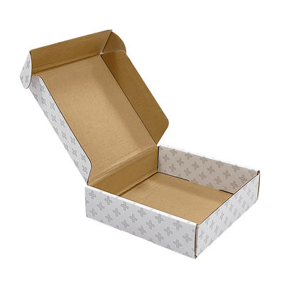 Consegna Cartone di spedizione Scatole di imballaggio Cartone di carta pieghevole Kraft cartone corrugato bianco scatola di imballaggio per corrispondenza