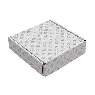 Consegna Cartone di spedizione Scatole di imballaggio Cartone di carta pieghevole Kraft cartone corrugato bianco scatola di imballaggio per corrispondenza