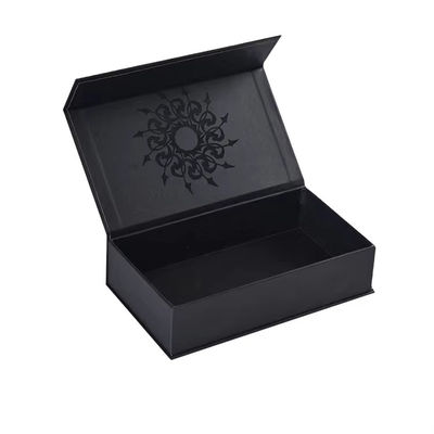 Scatola a forma di libro magnetico personalizzato Bottiglia di profumo Scatola regalo di carta di imballaggio in vendita all'ingrosso con finestra in PVC