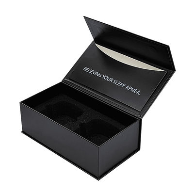 Scatola a forma di libro magnetico personalizzato Bottiglia di profumo Scatola regalo di carta di imballaggio in vendita all'ingrosso con finestra in PVC