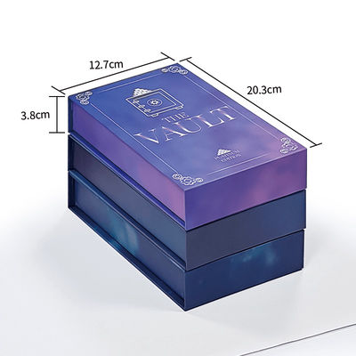 Scatola di carta con logo personalizzato di lusso Scatola cosmetica con chiusura magnetica Scatola regalo per gioielli