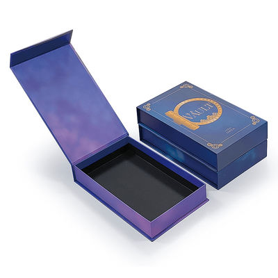 Scatola di carta con logo personalizzato di lusso Scatola cosmetica con chiusura magnetica Scatola regalo per gioielli