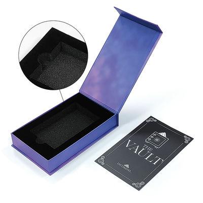 Scatola di carta con logo personalizzato di lusso Scatola cosmetica con chiusura magnetica Scatola regalo per gioielli