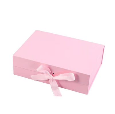 Logo personalizzato Scatola di carta pieghevole riciclabile Scatola magnetica per gioielli Imballaggio cosmetico Regalo