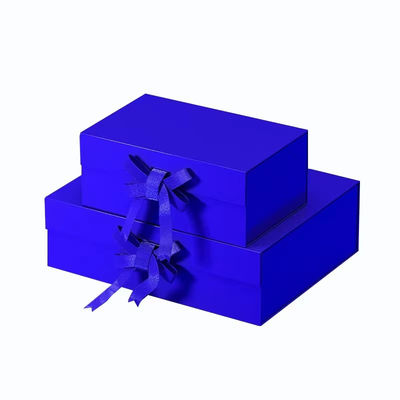 Logo personalizzato Scatola di carta pieghevole riciclabile Scatola magnetica per gioielli Imballaggio cosmetico Regalo