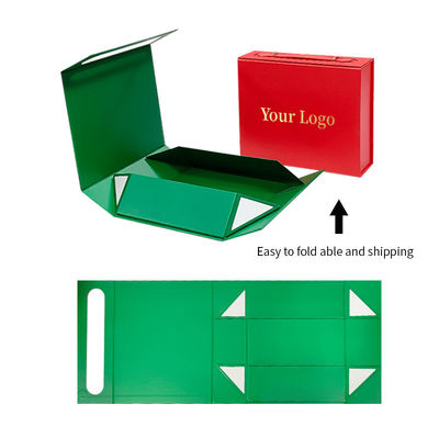 Confezione di caselle regalo di lusso per matrimoni su misura con caselle a coperchio pieghevoli per regalo per il compleanno del matrimonio