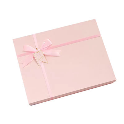 Scatola regalo di Natale personalizzata grande coperchio scatola di fondo imballaggio bow nastro festivo lusso unico scatola regalo festa natalizia