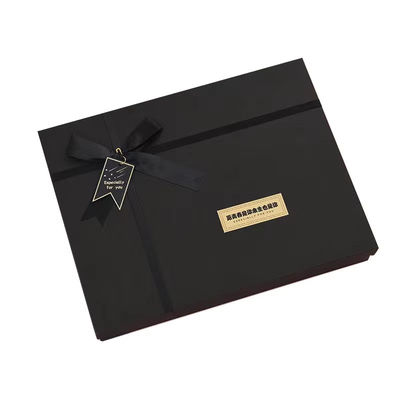 Scatola regalo di Natale personalizzata grande coperchio scatola di fondo imballaggio bow nastro festivo lusso unico scatola regalo festa natalizia