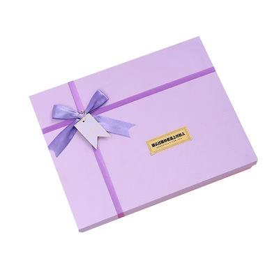 Scatola regalo di Natale personalizzata grande coperchio scatola di fondo imballaggio bow nastro festivo lusso unico scatola regalo festa natalizia