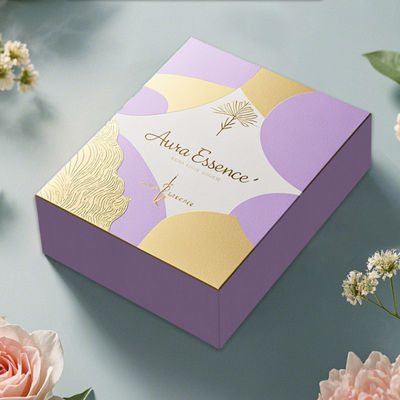 Custom Luxury quadrato vuoto scatola di carta pieghevole Vaso di candela con coperchio e scatola confezionamento scatola a guinzaglio automatico