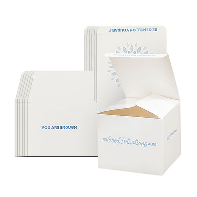 Custom Luxury quadrato vuoto scatola di carta pieghevole Vaso di candela con coperchio e scatola confezionamento scatola a guinzaglio automatico