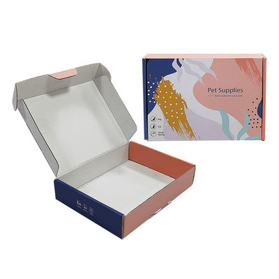 Logo personalizzato Cartone pieghevole Cartone corrugato Cassa postale regalo natalizio imballaggio cosmetico scatola di spedizione Decorazione colorata in intaglio