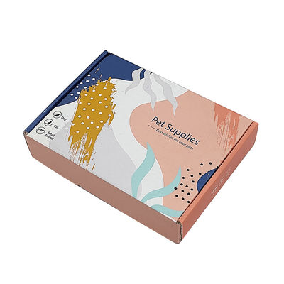 Logo personalizzato Cartone pieghevole Cartone corrugato Cassa postale regalo natalizio imballaggio cosmetico scatola di spedizione Decorazione colorata in intaglio