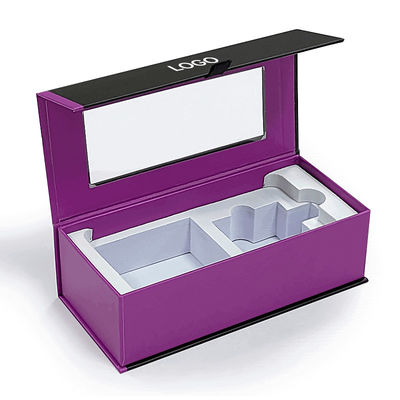 Logo personalizzato Casella di imballaggio per cuffie magnetiche senza fili in cartone di lusso con EVA Liner Packaging Hanging Box