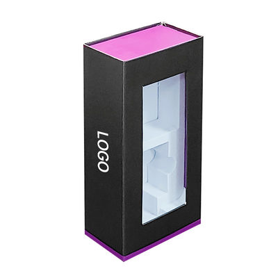 Logo personalizzato Casella di imballaggio per cuffie magnetiche senza fili in cartone di lusso con EVA Liner Packaging Hanging Box