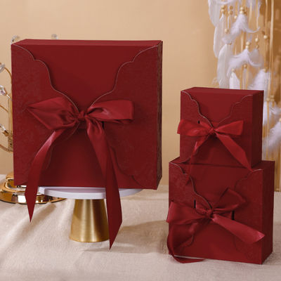 Confezionamento di scatole regalo magnetiche riciclabili personalizzate Scatola di carta rigida pieghevole di lusso per imballaggio di regali