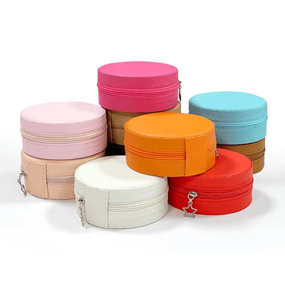 High End Portable Pink Jewelry Set Box Orecchini Anelli Colletti Braccialetti Braccialetti Gioielli Scatola di deposito