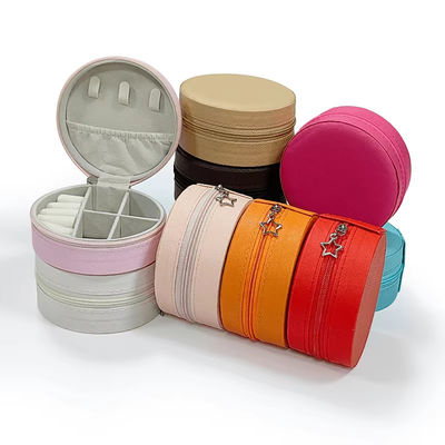 High End Portable Pink Jewelry Set Box Orecchini Anelli Colletti Braccialetti Braccialetti Gioielli Scatola di deposito