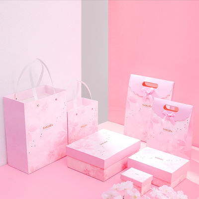 Popolari sacchetti da shopping Offset stampa confezionamento carta sacchetto regalo con maniglie
