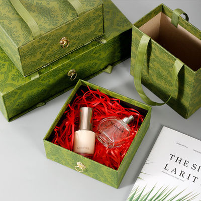 Cassa per occhi personalizzata cassetto scorrevole profumo scatola regalo di carta lusso imballaggio occhiali scatola di vetro pieghevole