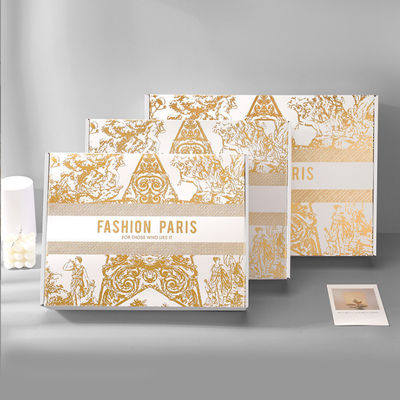 Scatola di spedizione rigida in cartone corrugato, biodegradabile, eco-compatibile e personalizzata, perfume, materiale riciclato