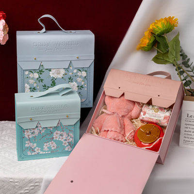 Custom High End Disegno personalizzato carta riutilizzabile valigia regalo scatola per bambini