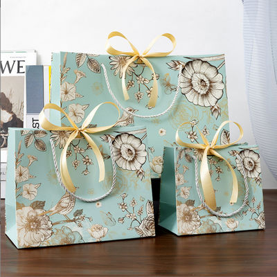 Sacchetto di carta personalizzato all'ingrosso Eco Shopping Packaging Gift Bag Sacchetto di carta stampato con il tuo logo