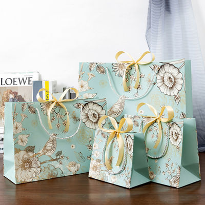 Sacchetto di carta personalizzato all'ingrosso Eco Shopping Packaging Gift Bag Sacchetto di carta stampato con il tuo logo